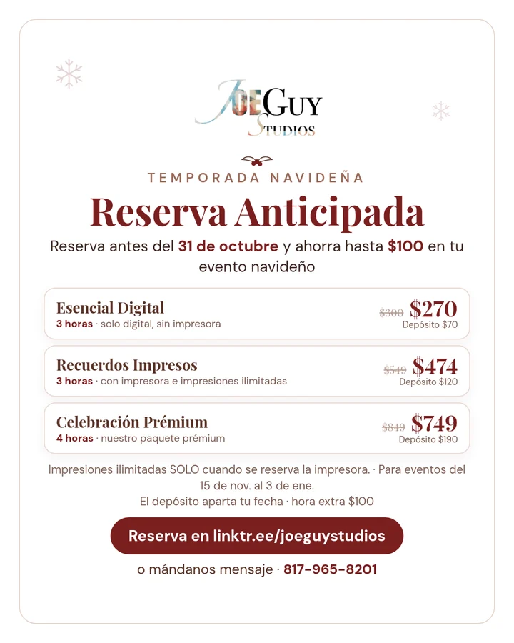 Imagen de la Reserva Anticipada con precios de paquetes